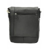 Borseta de Umar Barbati Hunter, din Piele Nappa Neagra, Curea Reglabila, 24x25x6 cm - Eleganta si Functionalitate Premium