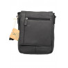 Borseta de Umar Barbati Hunter, din Piele Nappa Neagra, Curea Reglabila, 24x25x6 cm - Eleganta si Functionalitate Premium