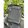 Borseta de Umar Barbati Hunter, din Piele Nappa Neagra, Curea Reglabila, 24x25x6 cm - Eleganta si Functionalitate Premium