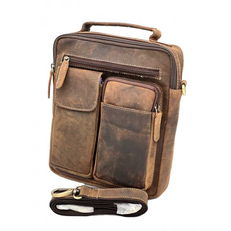 Geanta de umar barbati din Piele Naturala de Vanat, Hunter Brand, Handmade, Curele de Umar din piele, 23x28x10 cm Geanta de umar barbati din Piele Naturala de Vanat, Hunter Brand, Handmade, Curele de Umar din piele, 23x28x10 cm