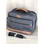 Geanta Voiaj 40x30x20, Pentru Avion, Calatorie, 24L, ENRICO BENETTI, Impermeabila, Atasabil la troler, Maner din piele Geanta Voiaj 40x30x20, Pentru Avion, Calatorie, 24L, ENRICO BENETTI, Impermeabila, Atasabil la troler, Maner din piele