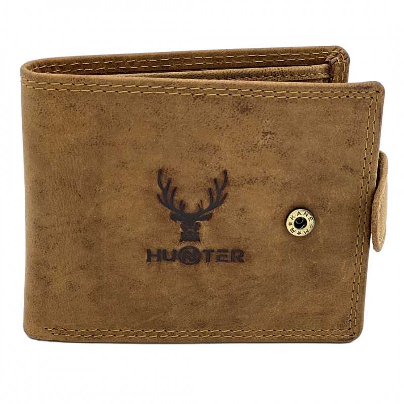 Portofel de piele naturala Maro pentru Barbati: Brand HUNTER, Protectie RFID, 12x9,5x2 cm Portofel de piele naturala Maro pentru Barbati: Brand HUNTER, Protectie RFID, 12x9,5x2 cm