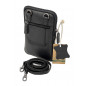 Geanta dama de umar mini pentru telefon, Port Telefon Crossbody, Curea de umar din piele, 18x12x2 cm