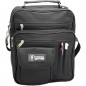 Geanta Barbati Sport tip borseta de Umar din Material Textil, Negru, 27x30x12/8 cm Geanta Barbati Sport tip borseta de Umar din Material Textil, Negru, 27x30x12/8 cm
