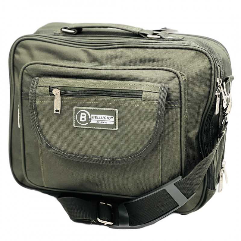 Geanta de Umar barbati sport din material textil: 32x26x13 cm , Verde inchis, Curea de Umar Reglabila, Maner, Impermeabila Geanta de Umar barbati sport din material textil: 32x26x13 cm , Verde inchis, Curea de Umar Reglabila, Maner, Impermeabila