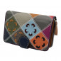Portofel dama piele cu multe compartimente: Un portofel Incapator, Multicolor bine compartimentat, 16x10x3,5 cm Portofel dama piele cu multe compartimente: Un portofel Incapator, Multicolor bine compartimentat, 16x10x3,5 cm