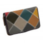 Portofel dama piele cu multe compartimente: Un portofel Incapator, Multicolor bine compartimentat, 16x10x3,5 cm Portofel dama piele cu multe compartimente: Un portofel Incapator, Multicolor bine compartimentat, 16x10x3,5 cm
