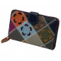 Portofel dama piele cu multe compartimente: Un portofel Incapator, Multicolor bine compartimentat, 16x10x3,5 cm Portofel dama piele cu multe compartimente: Un portofel Incapator, Multicolor bine compartimentat, 16x10x3,5 cm