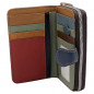 Portofel dama piele cu multe compartimente: Un portofel Incapator, Multicolor bine compartimentat, 16x10x3,5 cm Portofel dama piele cu multe compartimente: Un portofel Incapator, Multicolor bine compartimentat, 16x10x3,5 cm