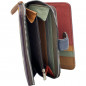 Portofel dama piele cu multe compartimente: Un portofel Incapator, Multicolor bine compartimentat, 16x10x3,5 cm Portofel dama piele cu multe compartimente: Un portofel Incapator, Multicolor bine compartimentat, 16x10x3,5 cm