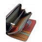 Portofel dama piele cu multe compartimente: Un portofel Incapator, Multicolor bine compartimentat, 16x10x3,5 cm Portofel dama piele cu multe compartimente: Un portofel Incapator, Multicolor bine compartimentat, 16x10x3,5 cm
