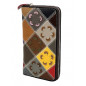 Portofel Dama Cu multe compartimente Lung din piele naturala, Design Multicolor, Flori Aplicate, 19x10x3 cm Portofel Dama Cu multe compartimente Lung din piele naturala, Design Multicolor, Flori Aplicate, 19x10x3 cm