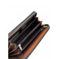 Portofel Dama Cu multe compartimente Lung din piele naturala, Design Multicolor, Flori Aplicate, 19x10x3 cm Portofel Dama Cu multe compartimente Lung din piele naturala, Design Multicolor, Flori Aplicate, 19x10x3 cm