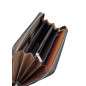 Portofel Dama Cu multe compartimente Lung din piele naturala, Design Multicolor, Flori Aplicate, 19x10x3 cm Portofel Dama Cu multe compartimente Lung din piele naturala, Design Multicolor, Flori Aplicate, 19x10x3 cm