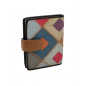 Portcard dama din Piele Naturala: Port Card pentru Femei Multicolor cu 20 Sloturi, 10x7,5 cm Portcard dama din Piele Naturala: Port Card pentru Femei Multicolor cu 20 Sloturi, 10x7,5 cm