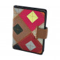 Portcard dama din Piele Naturala: Port Card pentru Femei Multicolor cu 20 Sloturi, 10x7,5 cm Portcard dama din Piele Naturala: Port Card pentru Femei Multicolor cu 20 Sloturi, 10x7,5 cm