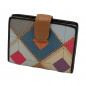 Portcard dama din Piele Naturala: Port Card pentru Femei Multicolor cu 20 Sloturi, 10x7,5 cm Portcard dama din Piele Naturala: Port Card pentru Femei Multicolor cu 20 Sloturi, 10x7,5 cm