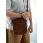 Borseta de umar barbati Always Wild: Piele Naturala, curea dubla, 22x24x5 cm Borseta de umar barbati Always Wild: Piele Naturala, curea dubla, 22x24x5 cm