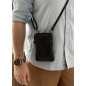 Geanta dama de umar mini pentru telefon, Port Telefon Crossbody, Curea de umar din piele, 18x12x2 cm