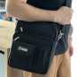 Geanta Barbati Sport tip borseta de Umar din Material Textil, Negru, 27x30x12/8 cm Geanta Barbati Sport tip borseta de Umar din Material Textil, Negru, 27x30x12/8 cm
