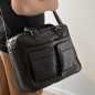 Geanta Barbati din Piele naturala Nappa, Messenger: Ideala pentru Calatorie, Laptop, Documente Geanta Barbati din Piele naturala Nappa, Messenger: Ideala pentru Calatorie, Laptop, Documente
