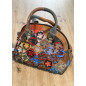 Geanta tip Poseta dama din Piele naturala Eleganta cu Imprimeu Floral, Made in Italy, Mana/Umar, 30x20x15 cm Geanta tip Poseta dama din Piele naturala Eleganta cu Imprimeu Floral, Made in Italy, Mana/Umar, 30x20x15 cm