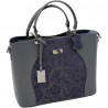 Geanta Bej / Roz dama din piele naturala, Made in Italy, 33 x 25 x12 cm