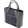 Geanta Bej / Roz dama din piele naturala, Made in Italy, 33 x 25 x12 cm