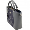 Geanta Bej / Roz dama din piele naturala, Made in Italy, 33 x 25 x12 cm
