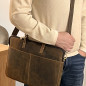 Geanta Laptop Barbati din Piele Naturala Handmade: Geanta Compatibila cu Laptop de 13 inch, 14 inch, 15,6 inch Geanta Laptop Barbati din Piele Naturala Handmade: Geanta Compatibila cu Laptop de 13 inch, 14 inch, 15,6 inch