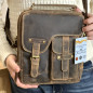 Geanta de Umar Barbati Hunter Legacy, Piele Naturala de Vanat, HandMade, 25x28x7 cm Geanta de Umar Barbati Hunter Legacy, Piele Naturala de Vanat, HandMade, 25x28x7 cm
