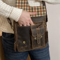 Geanta de Umar Barbati Hunter Legacy, Piele Naturala de Vanat, HandMade, 25x28x7 cm Geanta de Umar Barbati Hunter Legacy, Piele Naturala de Vanat, HandMade, 25x28x7 cm