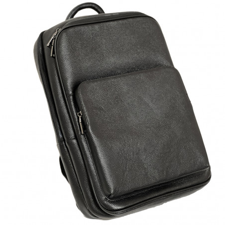 Rucsac piele barbati negru