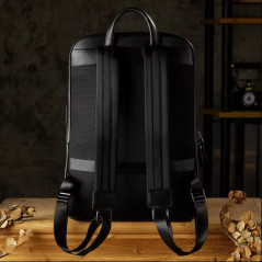 Rucsac Barbati Piele Elegant Multifunctional, Stil Casual, Office: Ideal pentru laptop, calatorii, 40x30x13 cm