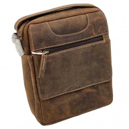 Set Cadou Barbati Borseta + Portofel: Hunter Instinct, Piele Naturala
