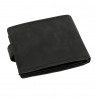 Portofel Barbati Piele naturala personalizat cu Crap, 9,5x12x2 cm, Negru, Protectie RFID, Hunter