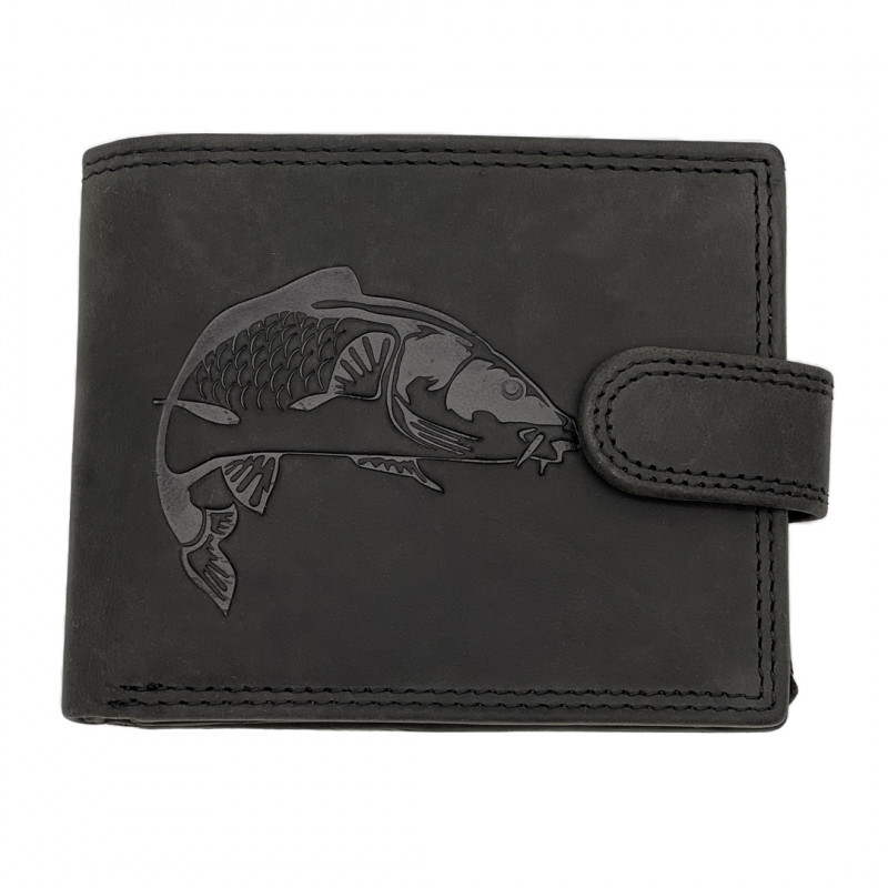 Portofel Barbati Piele naturala personalizat cu Crap, 9,5x12x2 cm, Negru, Protectie RFID, Hunter Portofel Barbati Piele naturala personalizat cu Crap, 9,5x12x2 cm, Negru, Protectie RFID, Hunter