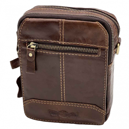 Cadou pentru barbati: Set Borseta Though Ryder + Curea Alpin POLO din Piele naturala de Bovina