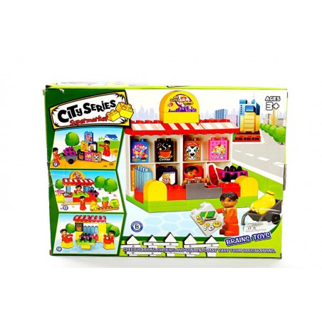 Supermarket - Joc de Construit Pentru Copii 
