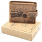 Portofel barbati personalizat cu motocicleta din Piele Naturala, Lant Motocicleta, 12x10x3 cm Portofel barbati personalizat cu motocicleta din Piele Naturala, Lant Motocicleta, 12x10x3 cm