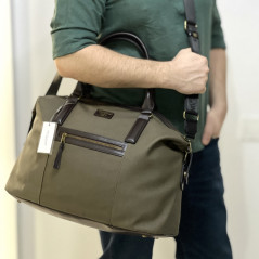 geanta de voiaj barbati Verde din material textil