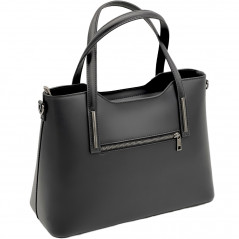 Geanta Rosie/Albastra din Piele Naturala de Dama, Curea de Umar, Made in Italy, 32x27,5x12cm