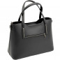 Geanta Rosie/Albastra din Piele Naturala de Dama, Curea de Umar, Made in Italy, 32x27,5x12cm