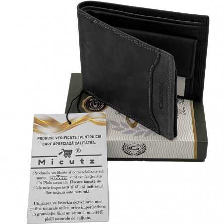 Set Cadou Barbati Portofel Slim Giultieri Si Borseta de Umar Greed Deed