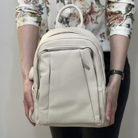 Rucsac damă elegant de tip Ghiozdan MARIA C. ITALY, Piele ecologica: ideal pentru școală, facultate, călătorii