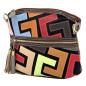 Gentuta de umar dama din piele naturala, Made in Italy, 25x22x10 cm, Multicolora Gentuta de umar dama din piele naturala, Made in Italy, 25x22x10 cm, Multicolora