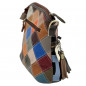Gentuta de umar dama din piele naturala, Made in Italy, 25x22x10 cm, Multicolora Gentuta de umar dama din piele naturala, Made in Italy, 25x22x10 cm, Multicolora