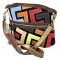 Gentuta de umar dama din piele naturala, Made in Italy, 25x22x10 cm, Multicolora Gentuta de umar dama din piele naturala, Made in Italy, 25x22x10 cm, Multicolora