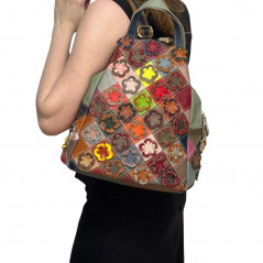 rucsac de dama cu model floral