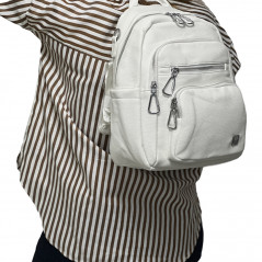 Rucsac tip Ghiozdanel dama din Piele Ecologica, Multe Compartimente, Micutz®, 25x30x12 cm